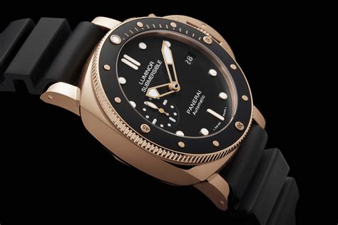 panerai oro rosso submersible sale|Panerai Submersible for $12,788 for sale from a Seller on.